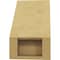 Ekena Millwork 5-inch W x 8-inch D x 8-inch H Burlington Rough Cedar Woodgrain TimberThane Knee Brace, Primed BRCUR05X08X08BURRCPR - alternate 2